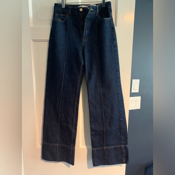 Zara Denim - Zara High Rise Front Seam z1975 Jeans Size 4